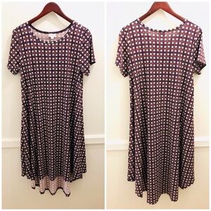 NWOT Lularoe Carly Dress Stars Medium America